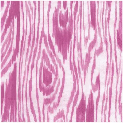 Woodgrain Fuchsia Paper Dinner Napkins, 20 per Pack