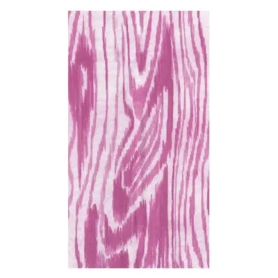 Woodgrain Fuchsia Paper Guest Towel/Buffet Napkins, 15 per Pack