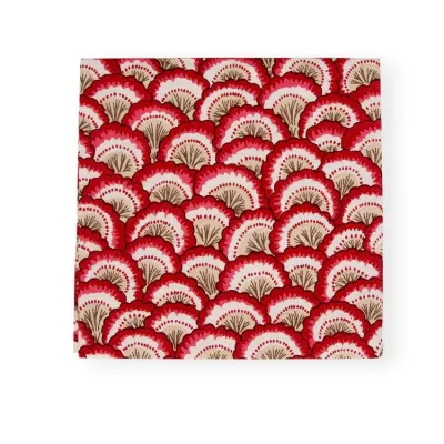 Pontchartrain Scallop Red Paper Luncheon Napkins, 20 per Pack