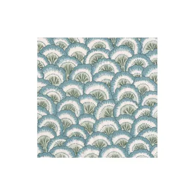 Pontchartrain Scallop Blue Paper Cocktail Napkins, 20 per Pack