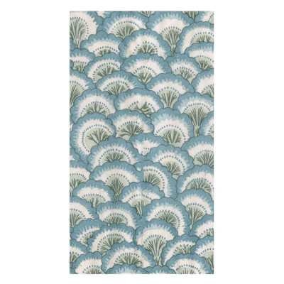 Pontchartrain Scallop Blue Paper Guest Towel/Buffet Napkins, 15 per Pack