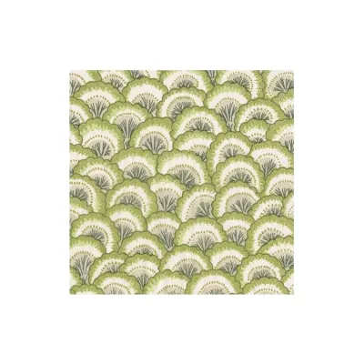 Pontchartrain Scallop Green Paper Cocktail Napkins, 20 per Pack