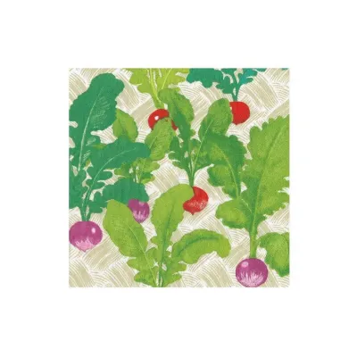 Radish Patch Paper Cocktail Napkins, 20 per Pack