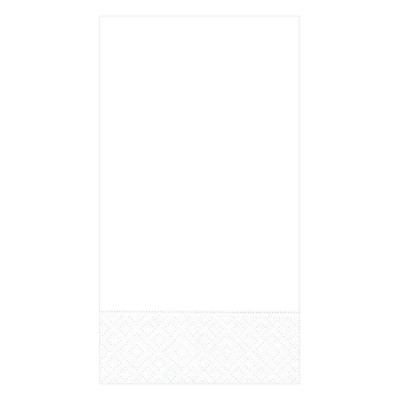 White Pearl Paper Guest Towel/Buffet Napkins, 15 Per Pack