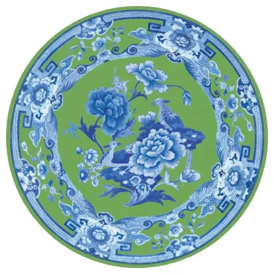 Green and Blue Plate Hardback Placemat