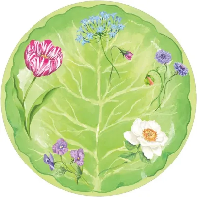 Floral Majolica Hardback Placemat