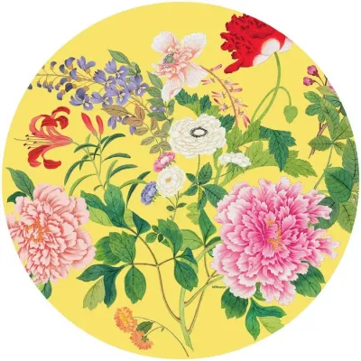 A Profusion Of Flowers Yellow Hardback Placemat