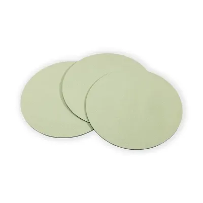 Moss Green Lizard Placemat Round Felt 14.5 Diam