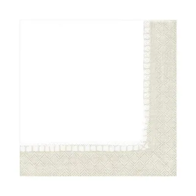 Linen Natural Paper Luncheon Napkins, 20 Per Pack