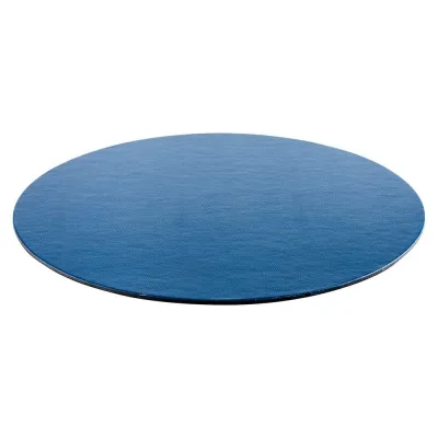 Navy Lizard Felt-Backed Placemats, 14.5 in Rd