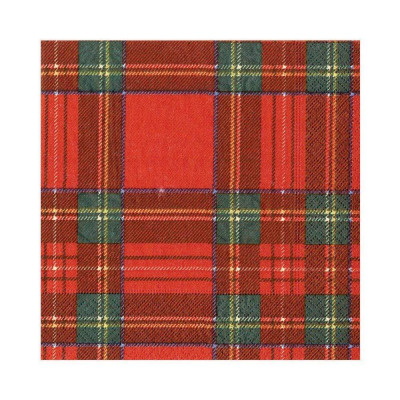 Royal Plaid Paper Luncheon Napkins, 20 Per Pack