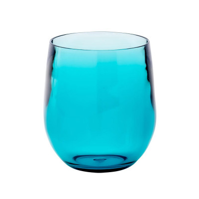 Acrylic 12 oz Tumbler Glass Turquoise
