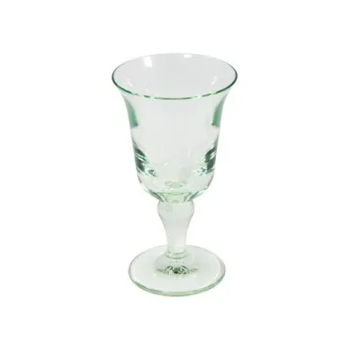 Acrylic Flared Water Glass Tall Light Green
