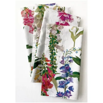 Foxgloves Cotton Napkin Set Of 4