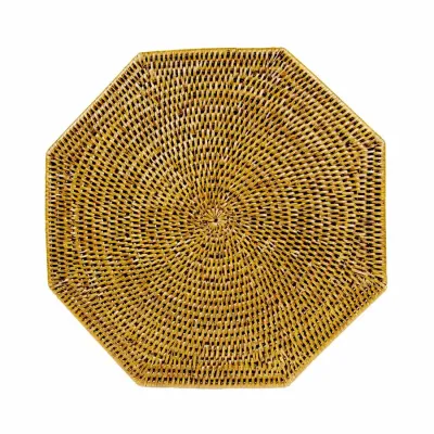Honey Tabletop Rattan Octagonal Placemat