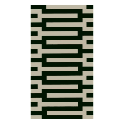 Zipper Paper Guest Towel/Buffet Napkins Black, 15 Per Pack