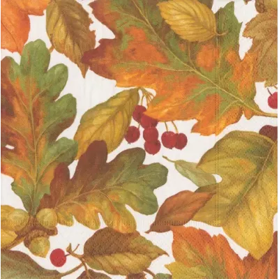 Autumn Leaves 2 Paper Luncheon Napkins, 20 Per Pack