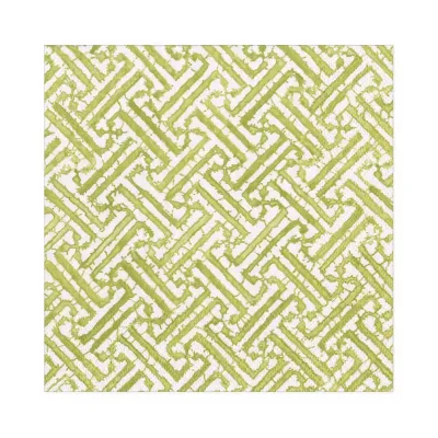 Fretwork Moss Green Luncheon Napkins, 20 Per Package