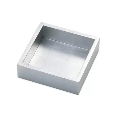 Lacquer Silver Cocktail Napkin Holder