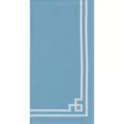 Rive Gauche Aqua Cotton Tea Towels 23 x 31 Inches