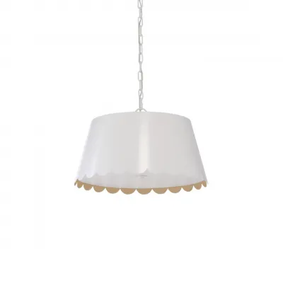 Mirasol Pendant White Small by Meg Braff