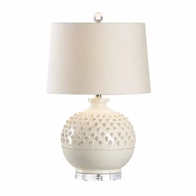 Carlotta Lamp Aged Cream