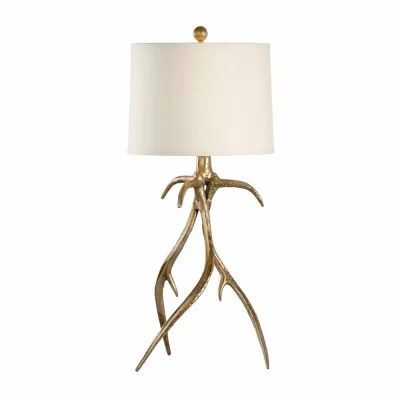 Antler Hall Lamp Brass