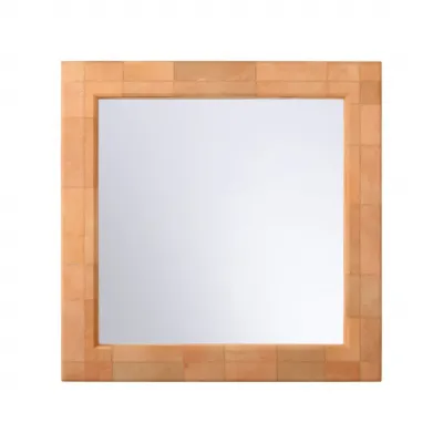 Taurus Tan Wall Square Mirror
