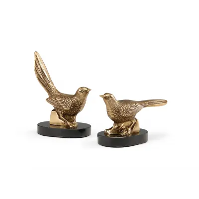 Plinthed Birds Pair