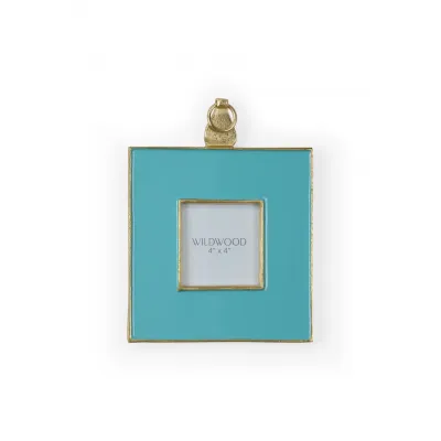 Aqua Enamel Wall Frame