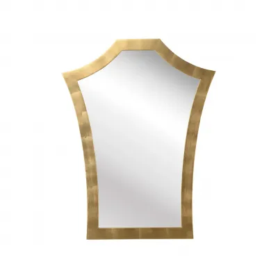 Serafina Mirror Gold Leaf