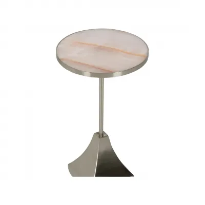 Essex Rose Quartz Drinks Table