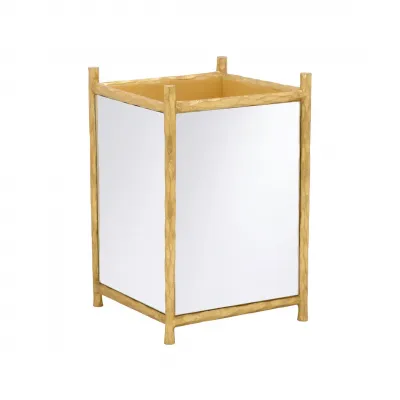 Hand Hammered Mirror Planter