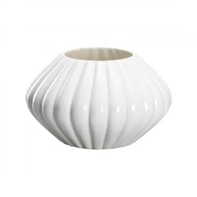 Amelia White Cachepot Small
