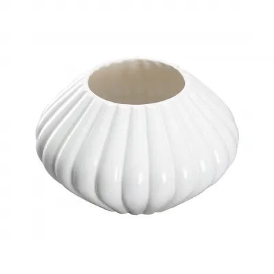 Amelia White Cachepot Small