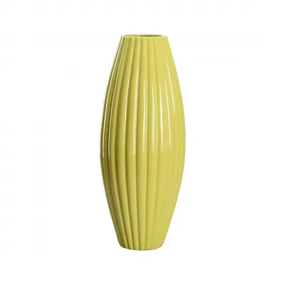 Aubrey Chartreuse Vase Tall