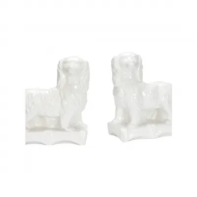 Staffordshire White Spaniel Pair