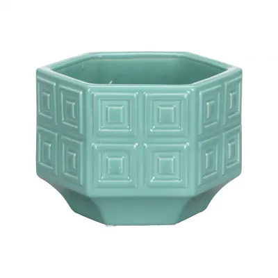 Dover Turquoise Cachepot