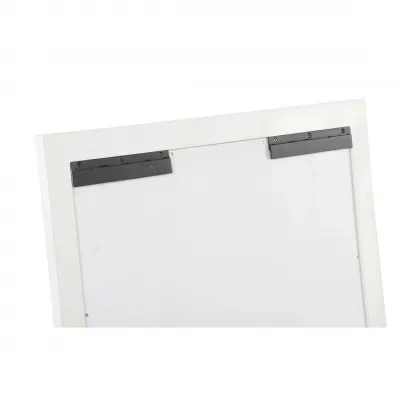 Baldwin White Rectangular Mirror