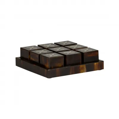 Tic Tac Toe Brown