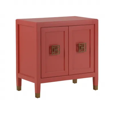 Jill Red Bedside Chest