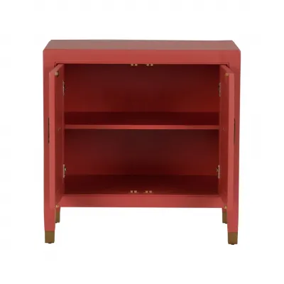 Jill Red Bedside Chest
