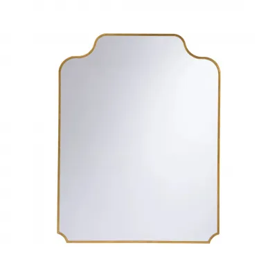 Sartilly Gold Leaf Rectangular Mirror