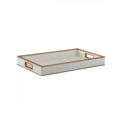 Reddington White Croco Tray