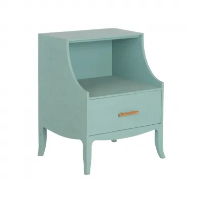 George III Blue Bedside Table