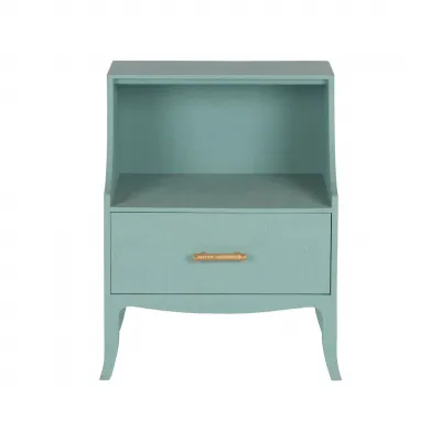 George III Blue Bedside Table
