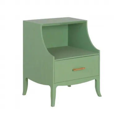 George III Green Bedside Table