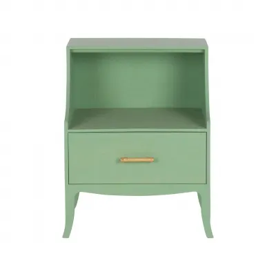 George III Green Bedside Table