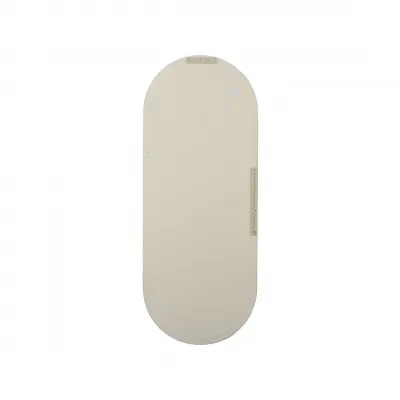 Leather Oval Mirror