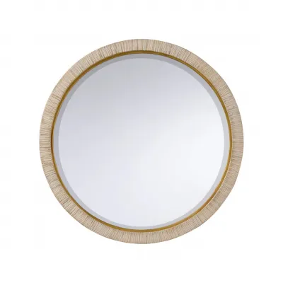 Stately Round Mirror